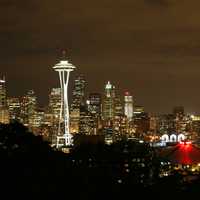 Night Time Skyline in Seattle, Washington