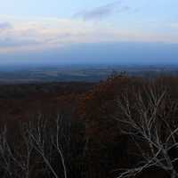 Evening View from West tower in Blue Mound State Park, Wisconsin