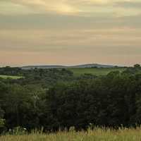 Dusk over the Hills in Cross Plains State Park