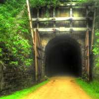The 2nd Tunnel on the Elroy-Sparta State Trail, Wisconsin