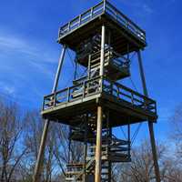 Observation Tower at High Cliff State Park, Wisconsin