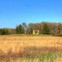 Landscape with house at Kettle Moraine South, Wisconsin