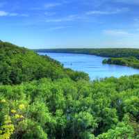 Overlook at the St. Croix at Kinnickinnic State Park, Wisconsin