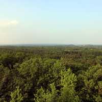 Landscape View from the top at Lapham Peak State Park, Wisconsin