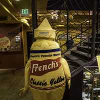 Giant Mustard bottle at the National Mustard Museum