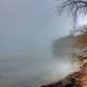 Foggy Lakeshore in Madison, Wisconsin