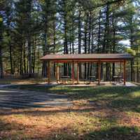 Picnic Area at Mirror Lake State Park, Wisconsin