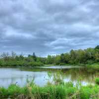 Water and clouds at Kickapoo Valley Reserve, Wisconsin
