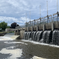 Udey Dam in Columbus, Wisconsin