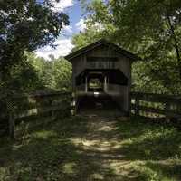 Covered Bridge along Sugar River State Trail