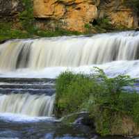 Waterfalls at Willow River at Willow River State Park, Wisconsin
