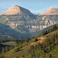 Gros Ventre Range Scenic Mountain Landscape in Wyoming
