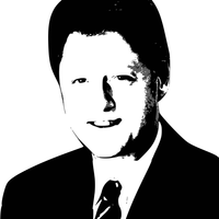 Bill Clinton Vector Graphic