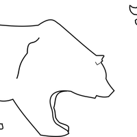 Bulls and Bear vector clipart