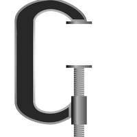 C-Clamp Vector Clipart