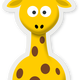 Cartoon Giraffe Vector Art