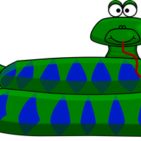 Cartoon Snake Vector Clipart