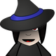 Chibi Witch Vector Clipart