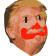 Clown in Chief, Donald Trump Face Vector Clipart