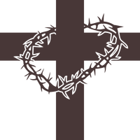 Cross and Thorns vector clipart