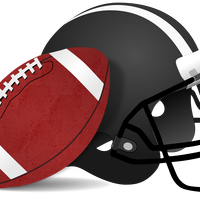 Football and Helmet vector file