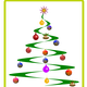Helix Christmas Tree Vector Clipart