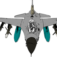 Jet Fighter Vector Art
