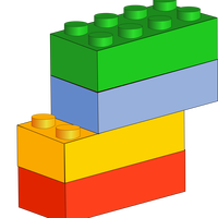 Lego Blocks Vector Clipart