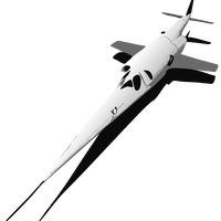 NASA X3 Plane vector clipart