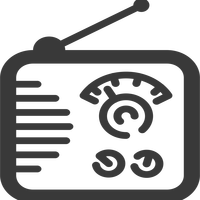 Radio Icon Vector Clipart
