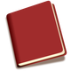 Red Book Icon Vector Clipart