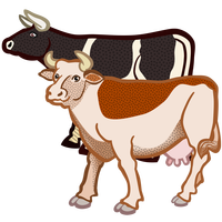Two Cows Vector graphics