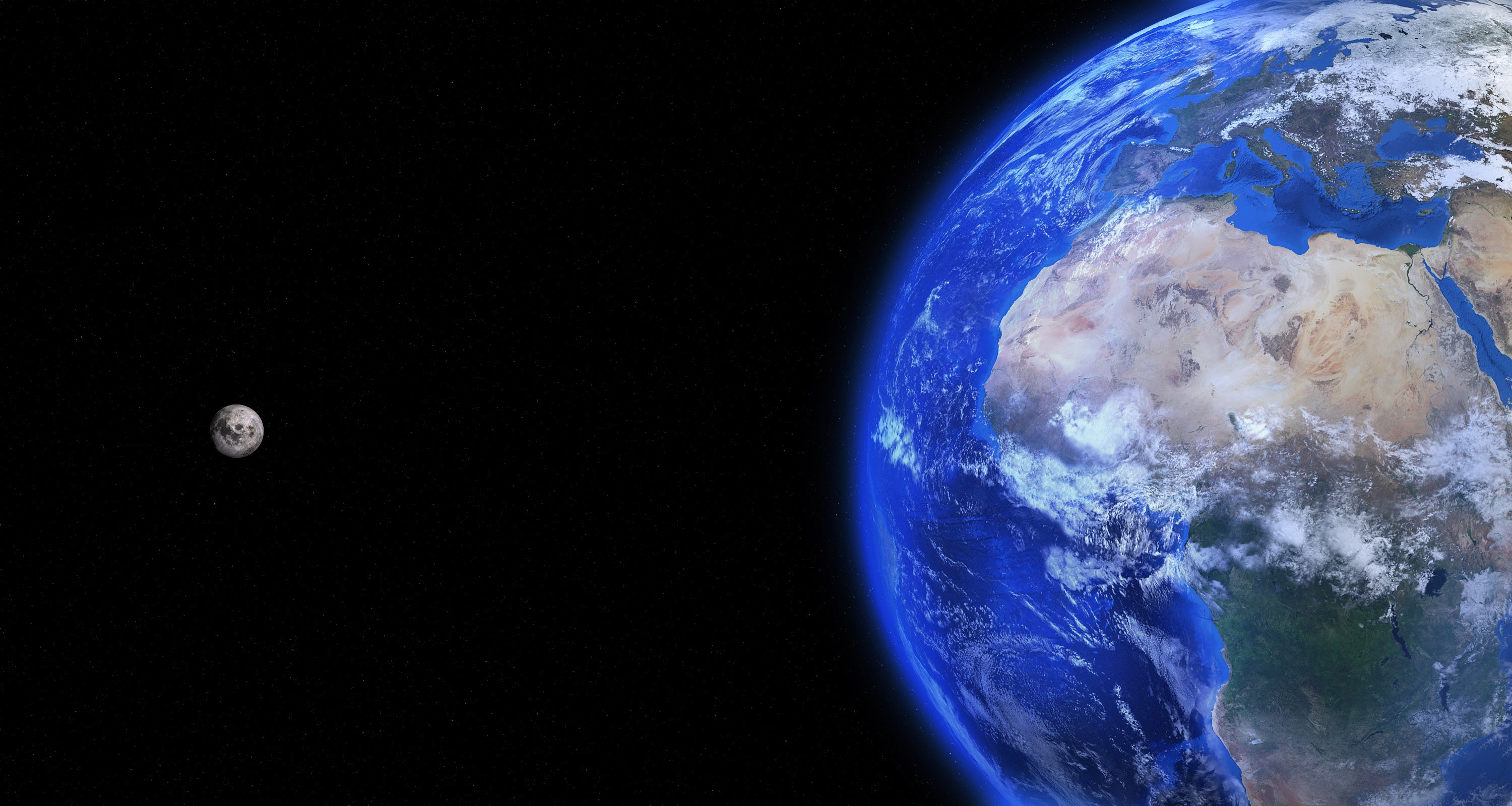 Moon And Earth In Space Image Free Stock Photo Public Domain Photo Moon And Earth In Space Image Free Stock Photo Public Domain Photo