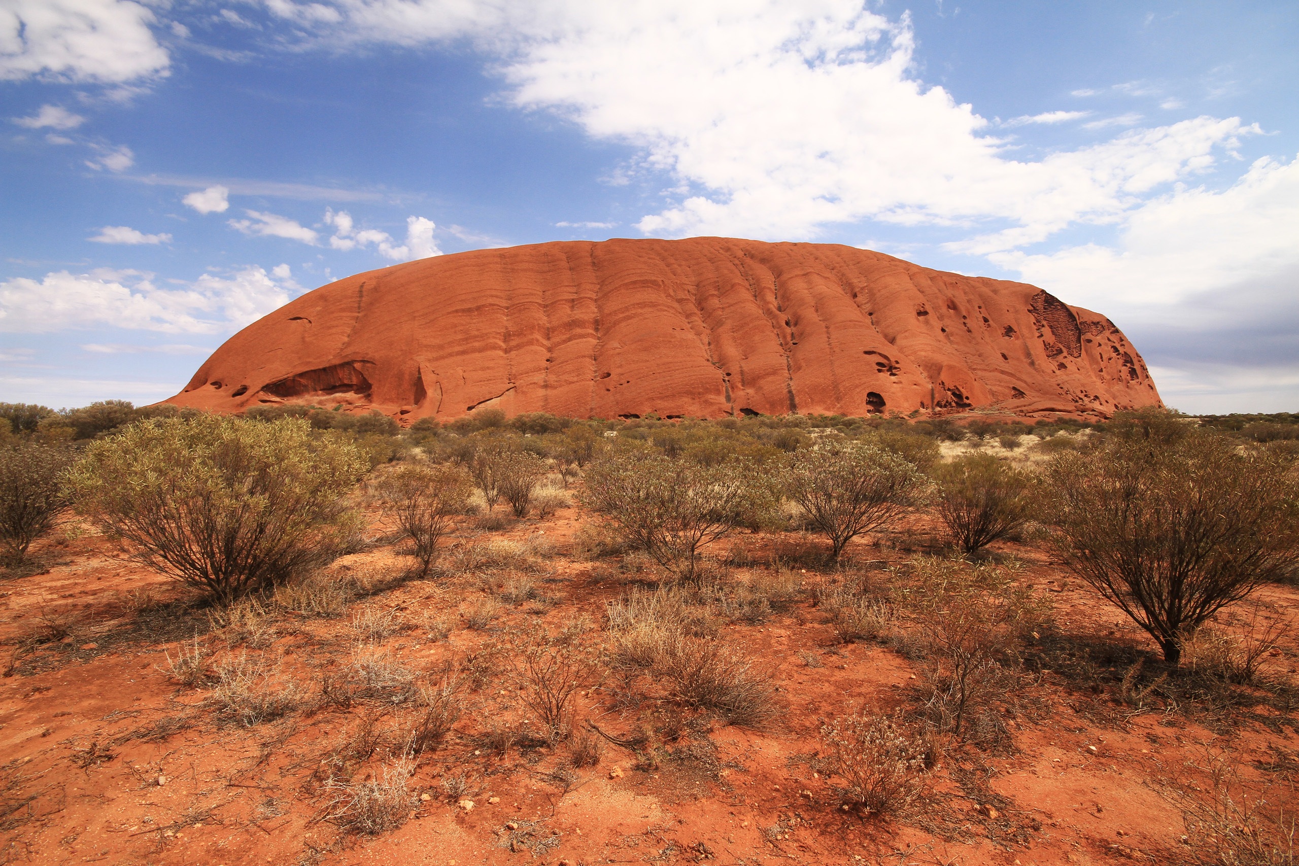 Uluru Ayers Rock In Northern Territory Australia Image Free Stock 