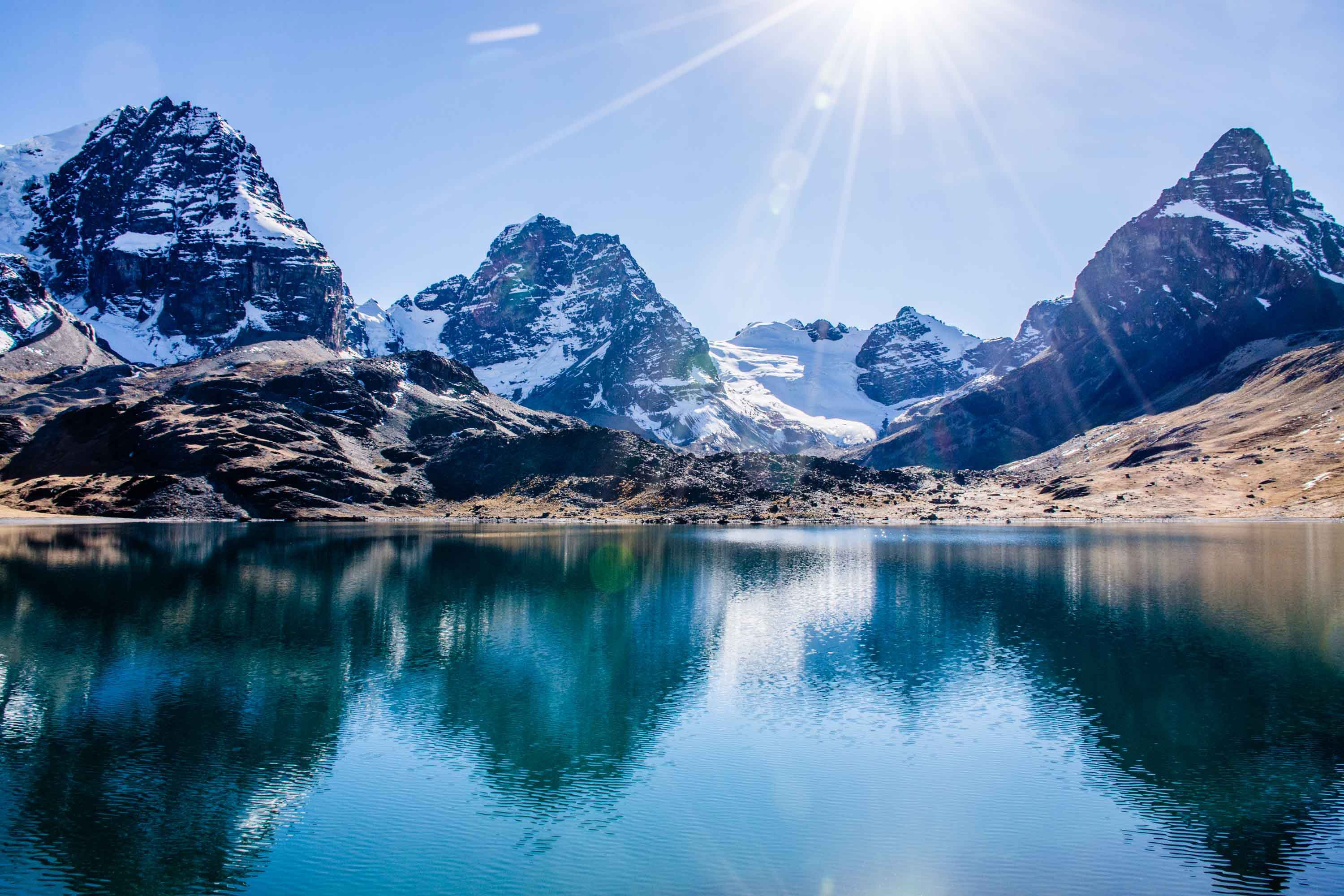 Mountains And Lake Landscape Scenic Image Free Stock Photo Public