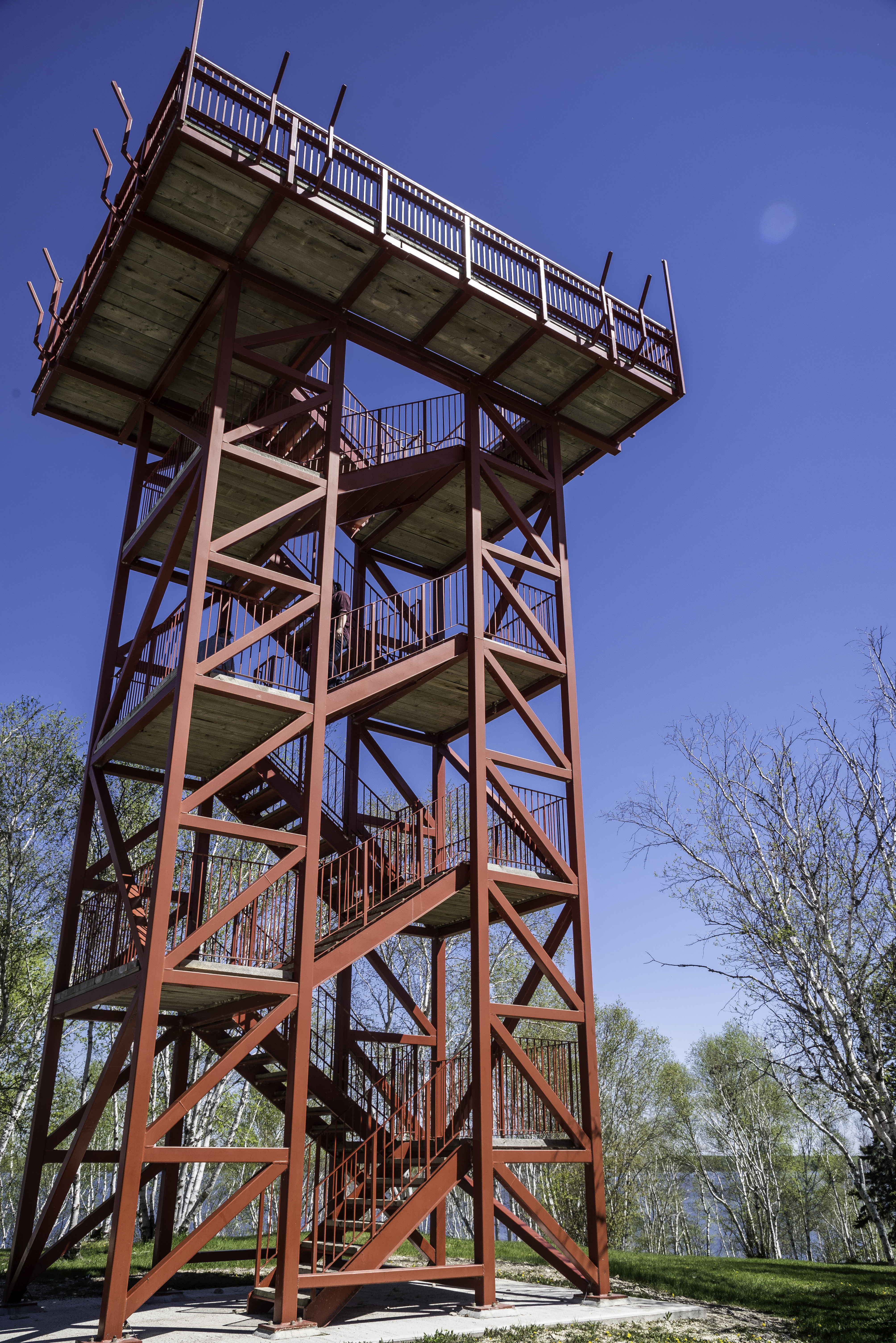 Observation Tower At Hecla Provincial Park Image Free Stock Photo 