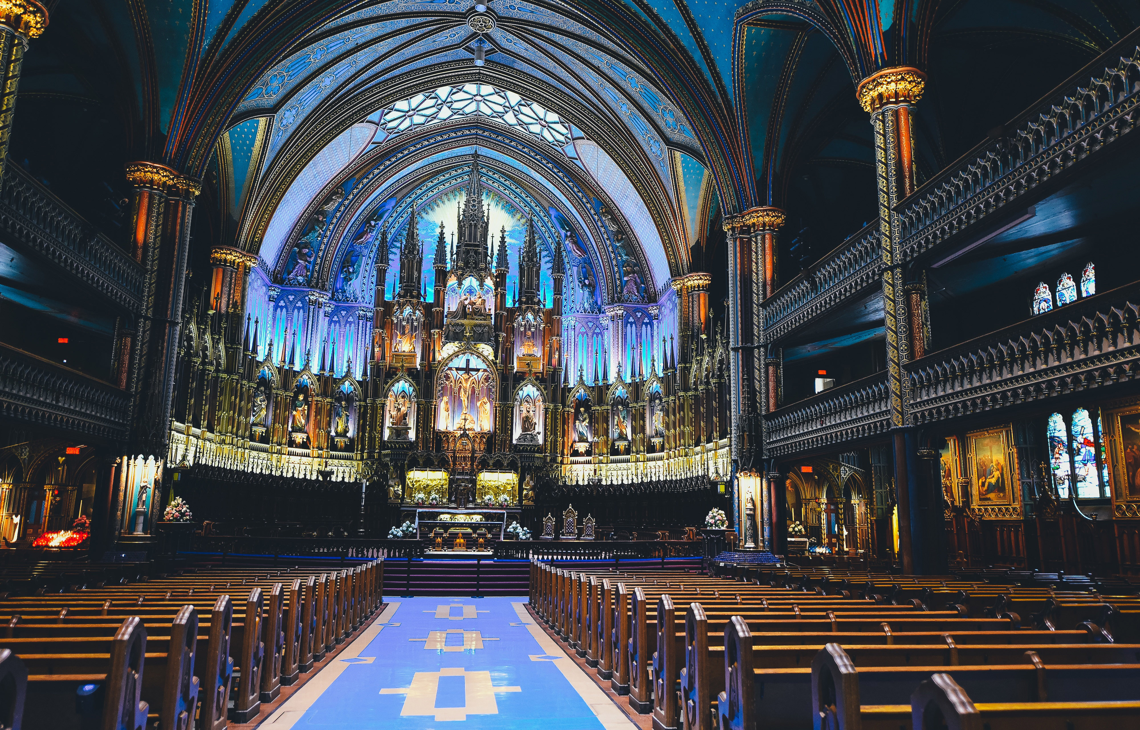 Notre Dame Cathedral of Montreal, Quebec, Canada image - Free ...