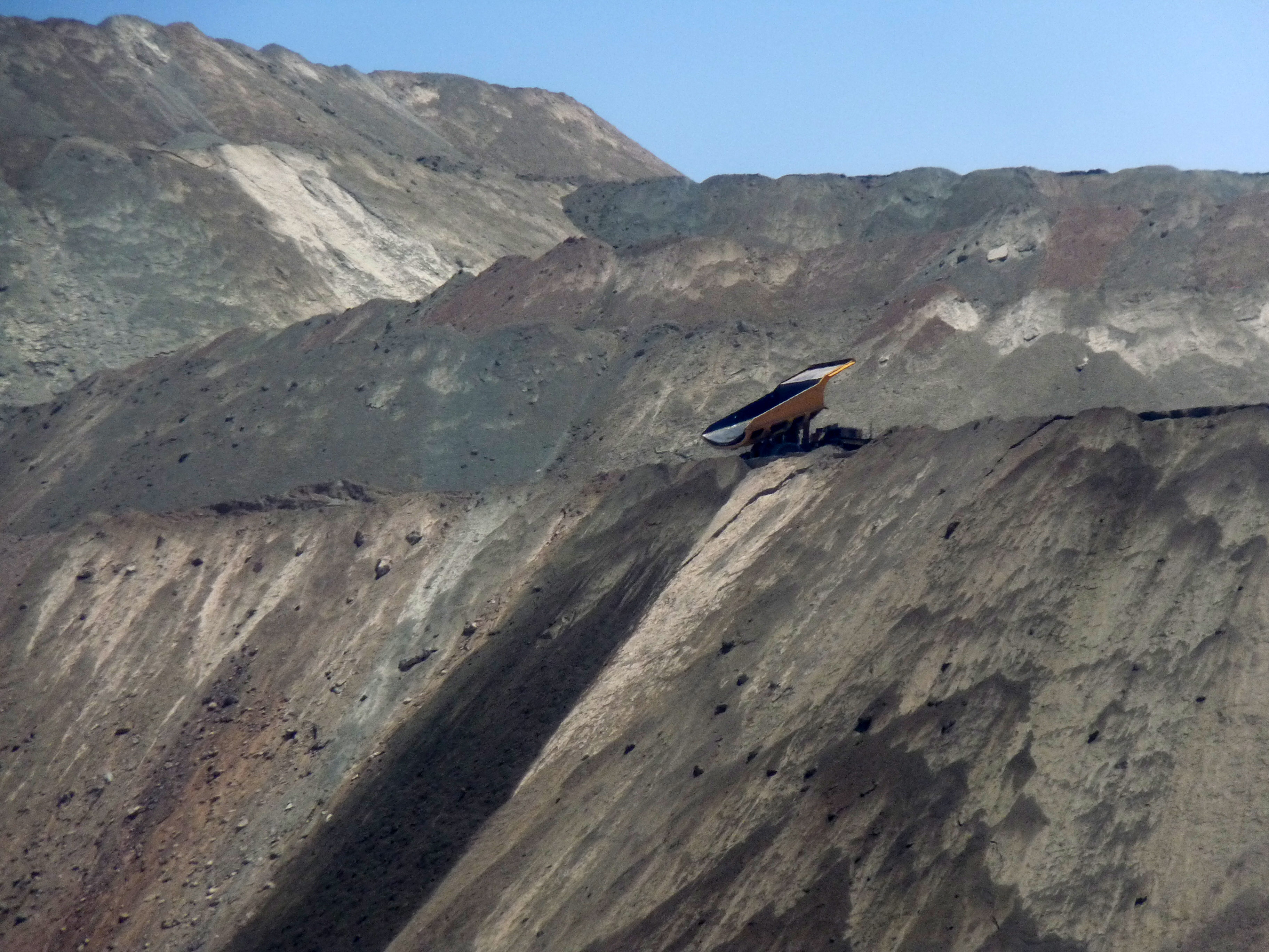 Dumping Waste Rock at Chuquicamata Copper Mine in Chile ...
