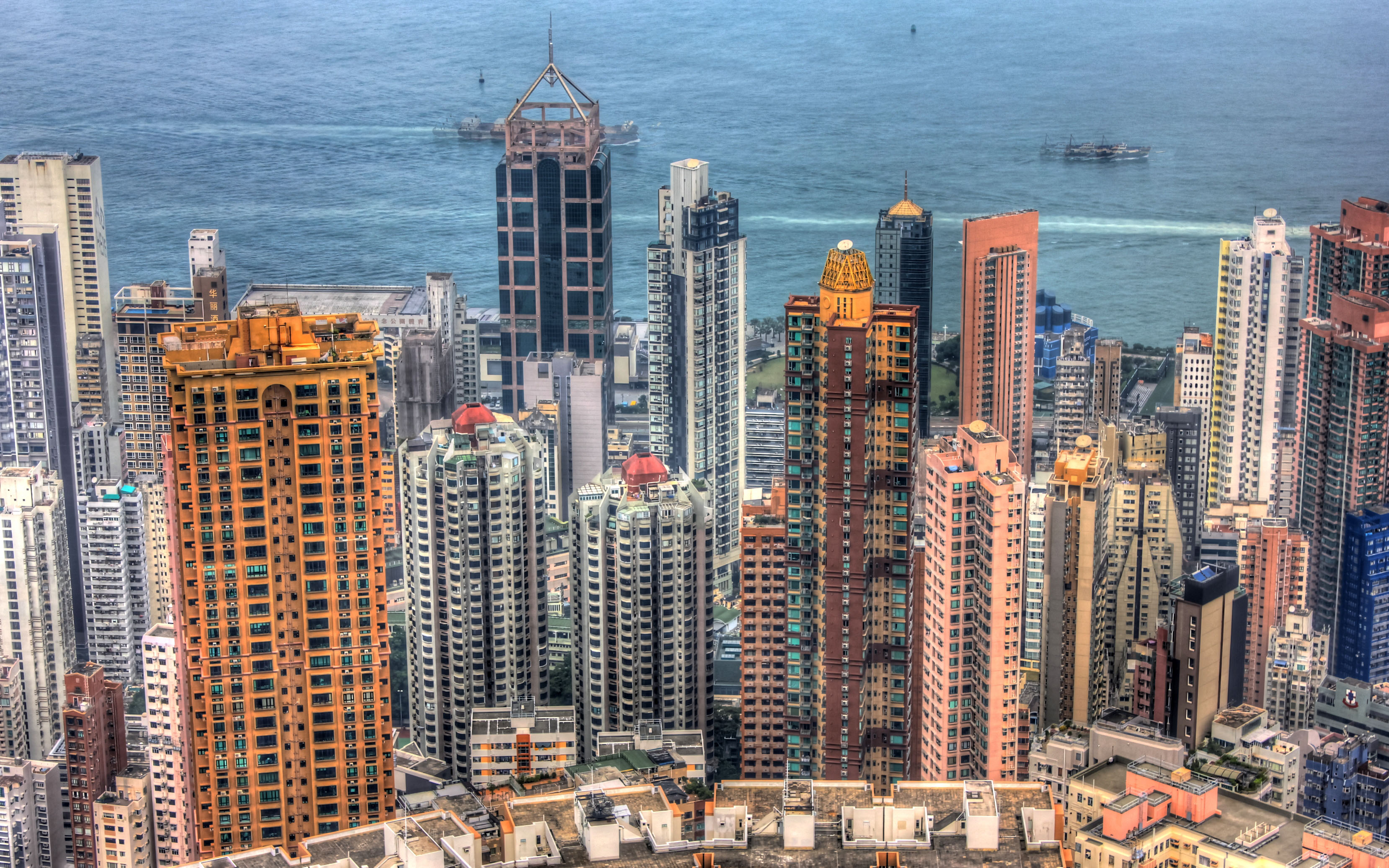 Hong Kong Skyline in Hong Kong, China image - Free stock photo - Public