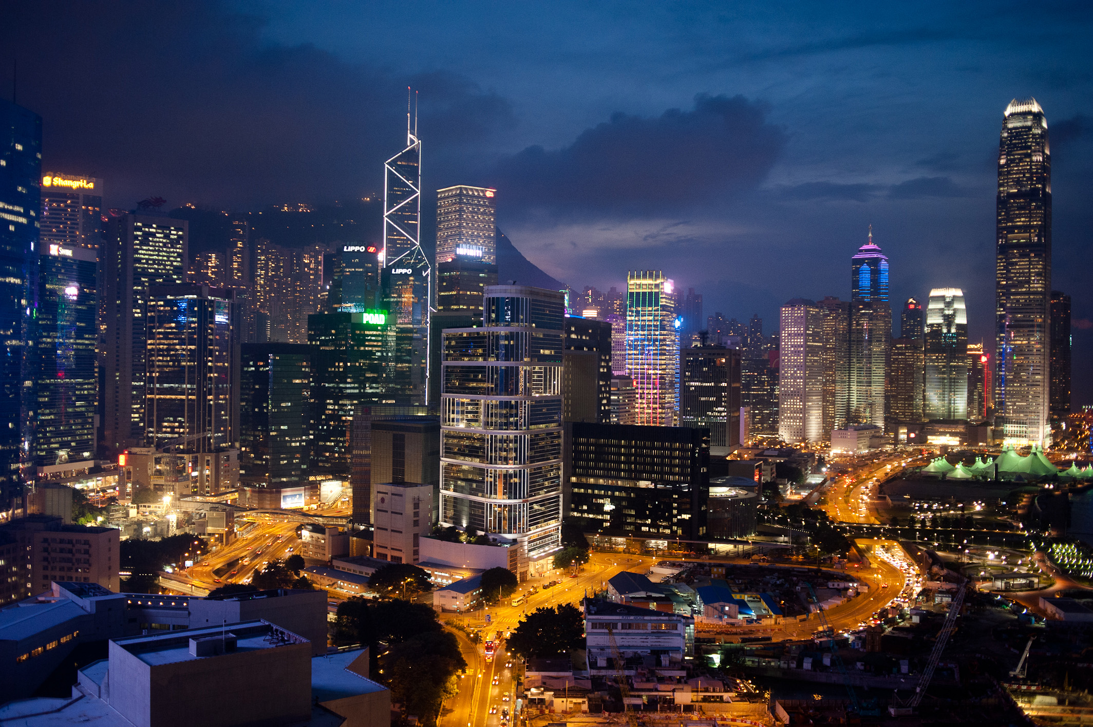 Nighttime Cityscape