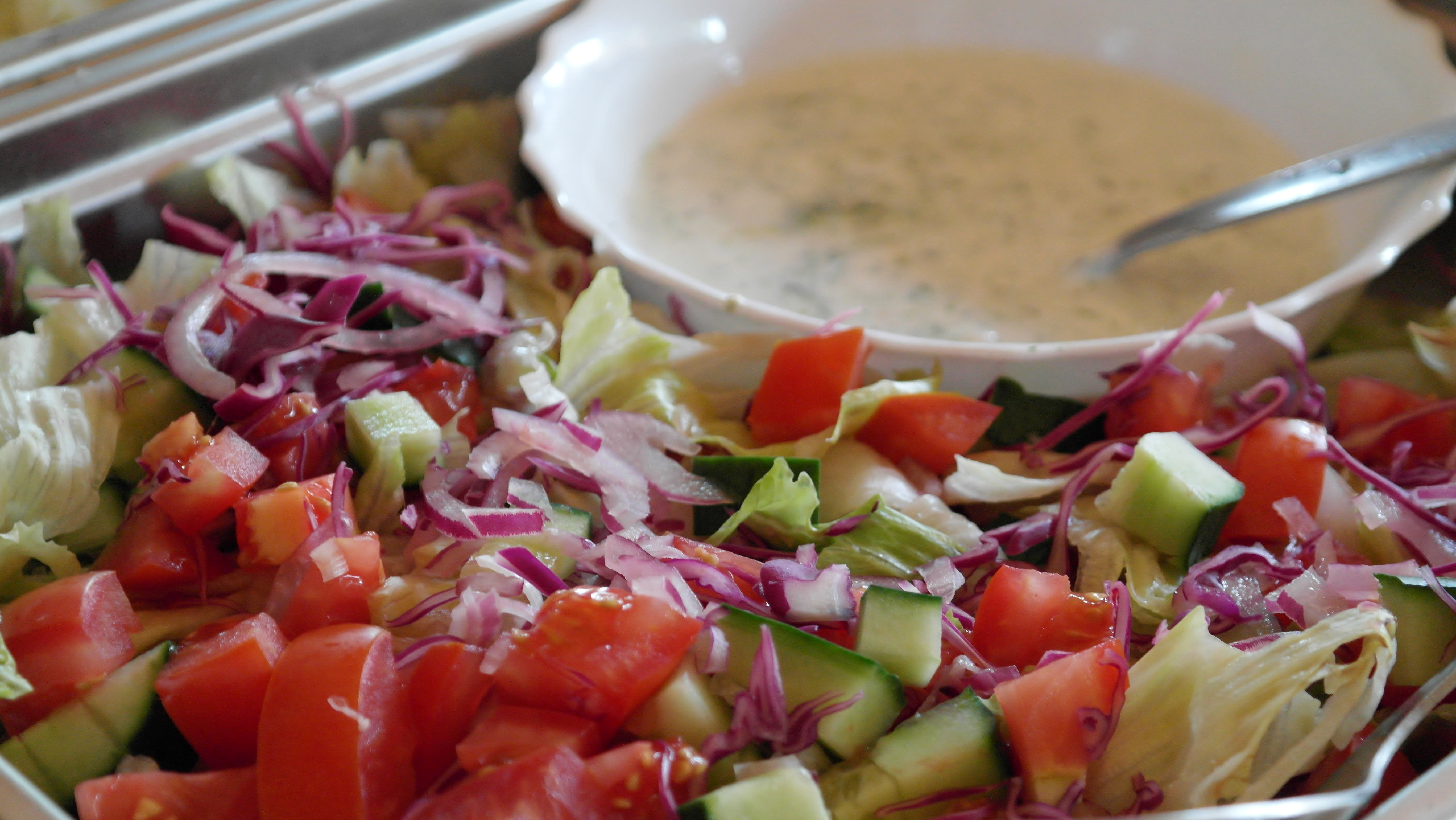 Salad with dressing image - Free stock photo - Public Domain photo ...