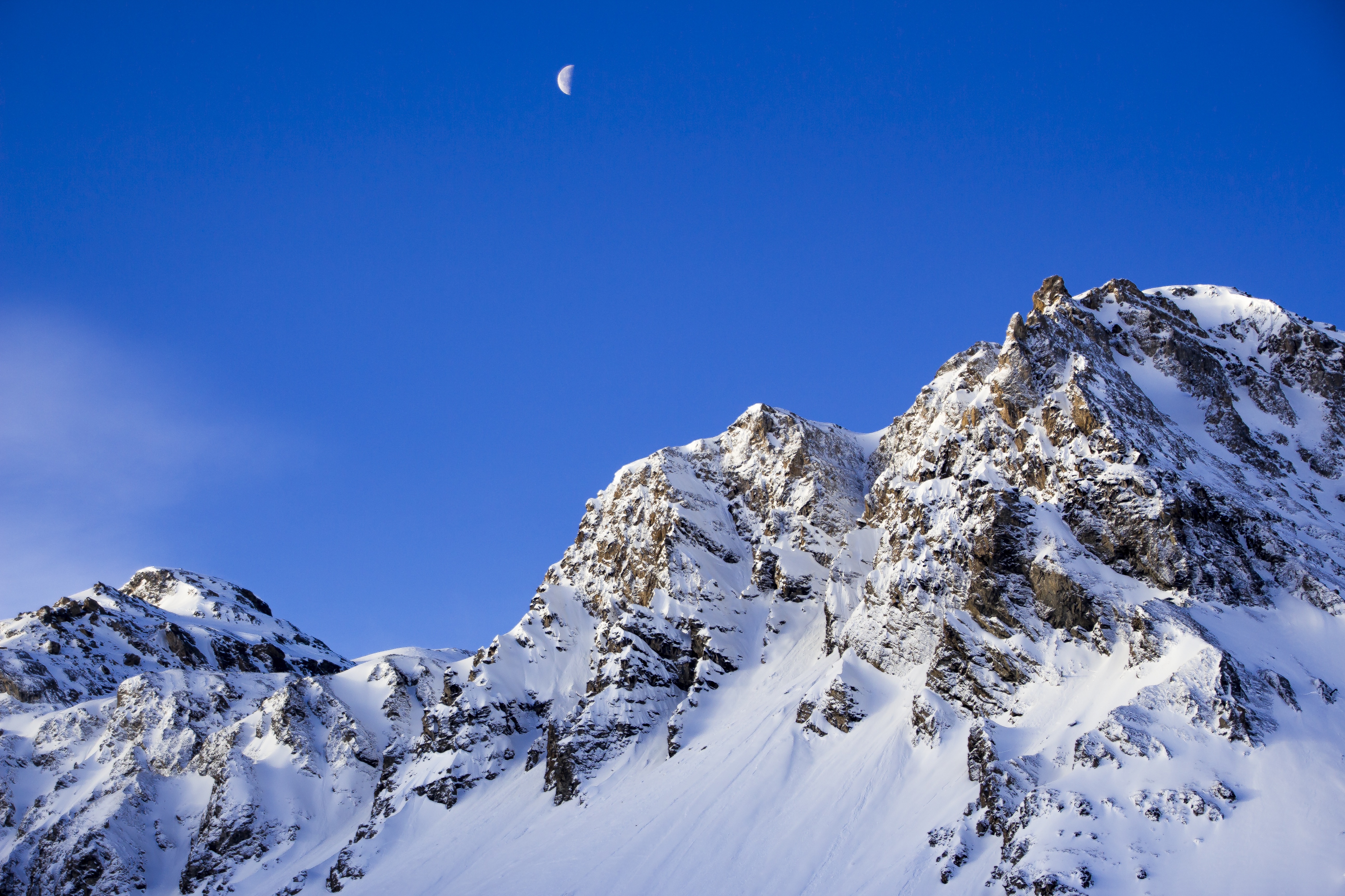 View of the French Alps Mountain Landscape image - Free stock photo