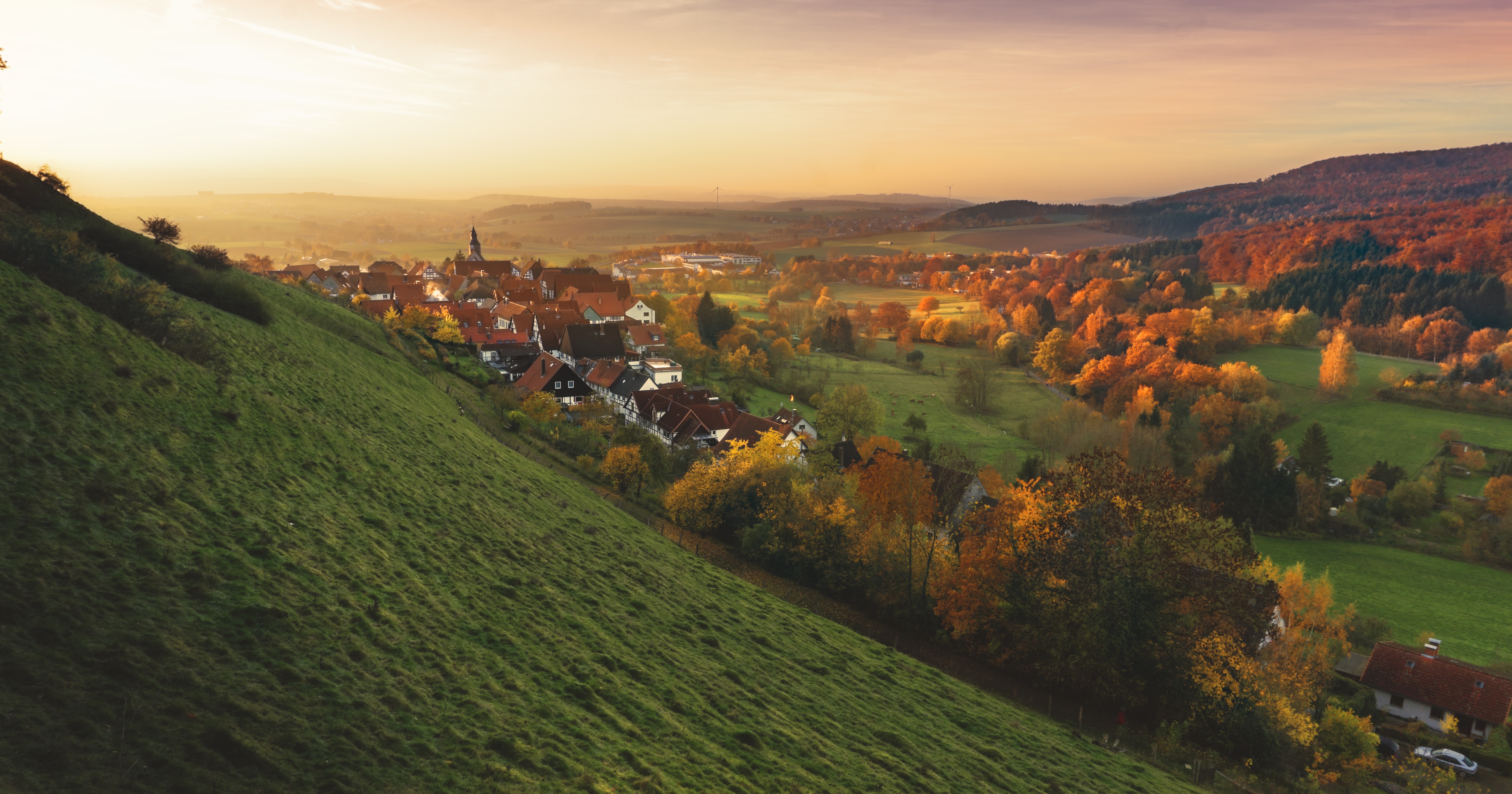 Great landscape of the valley in Germany image - Free stock photo
