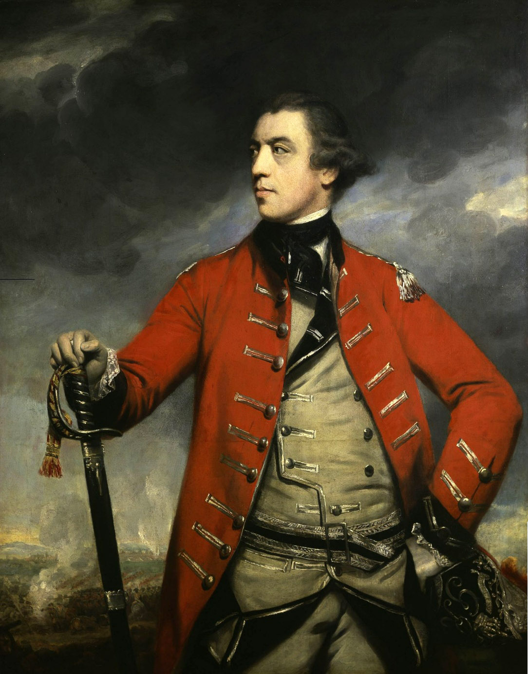 Portrait of General John Burgoyne at Saratoga image Free stock photo