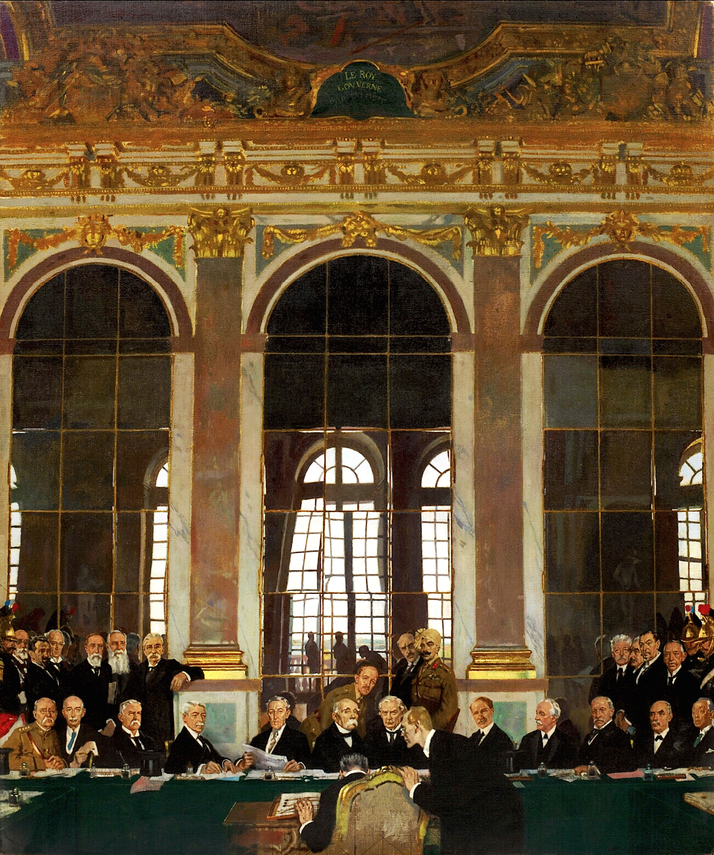 Signing of the Treaty of Versailles in 1919 image - Free stock photo ...