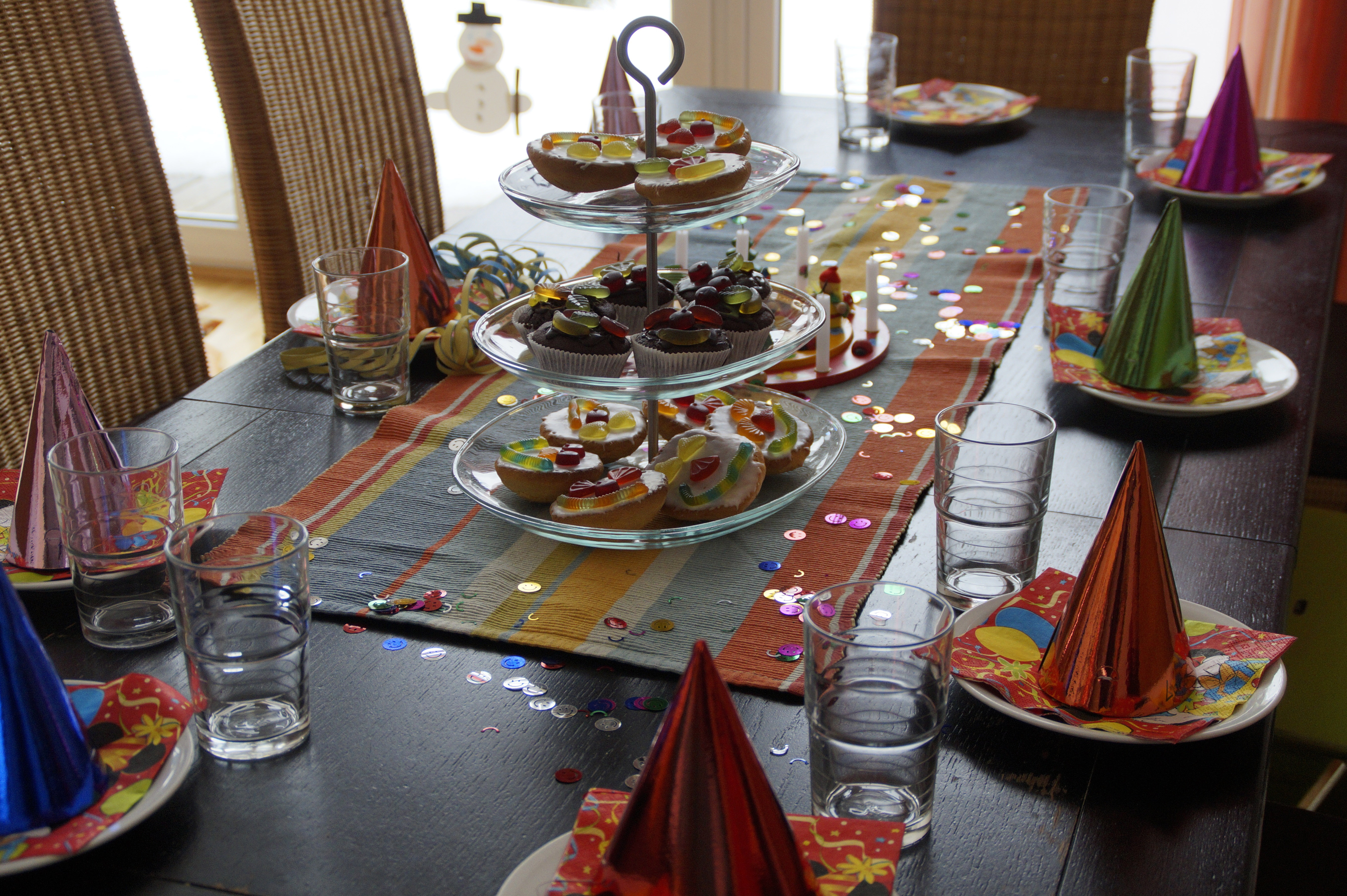 Children's Happy Birthday Meal image - Free stock photo - Public Domain