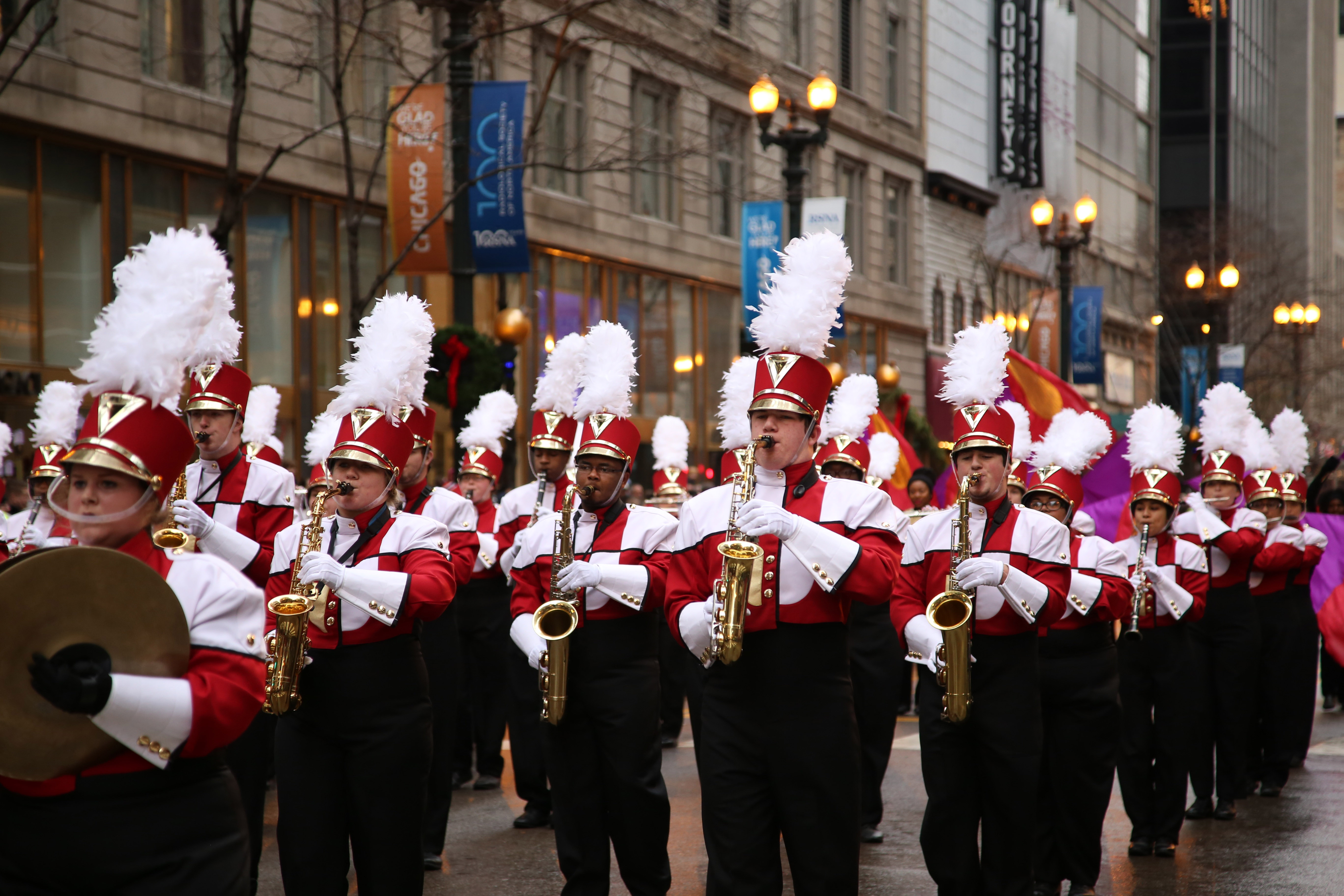 Thanksgiving March parade in Chicago, Illinois image Free stock photo