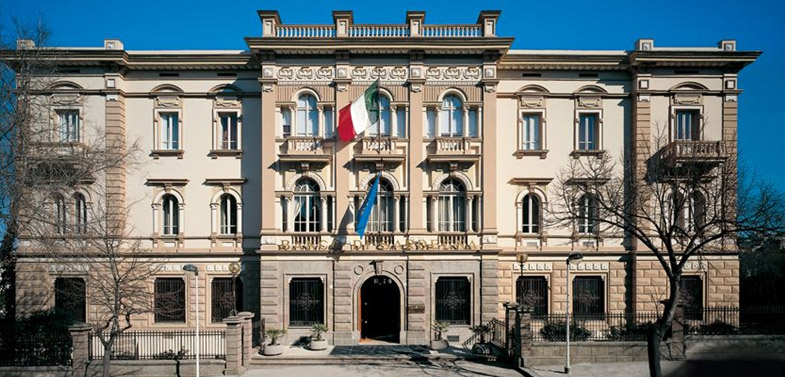 Banco di Sardegna's headquarters in Sassari, Italy image - Free stock ...