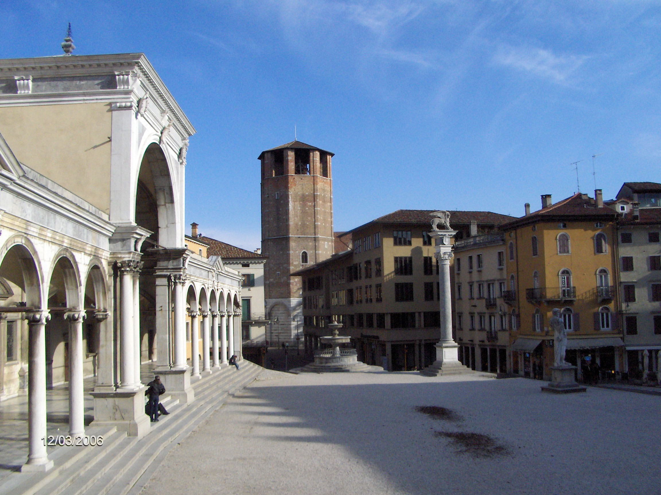 Piazza della Libertà and the Loggia di San Giovanni in Udine, Italy ...