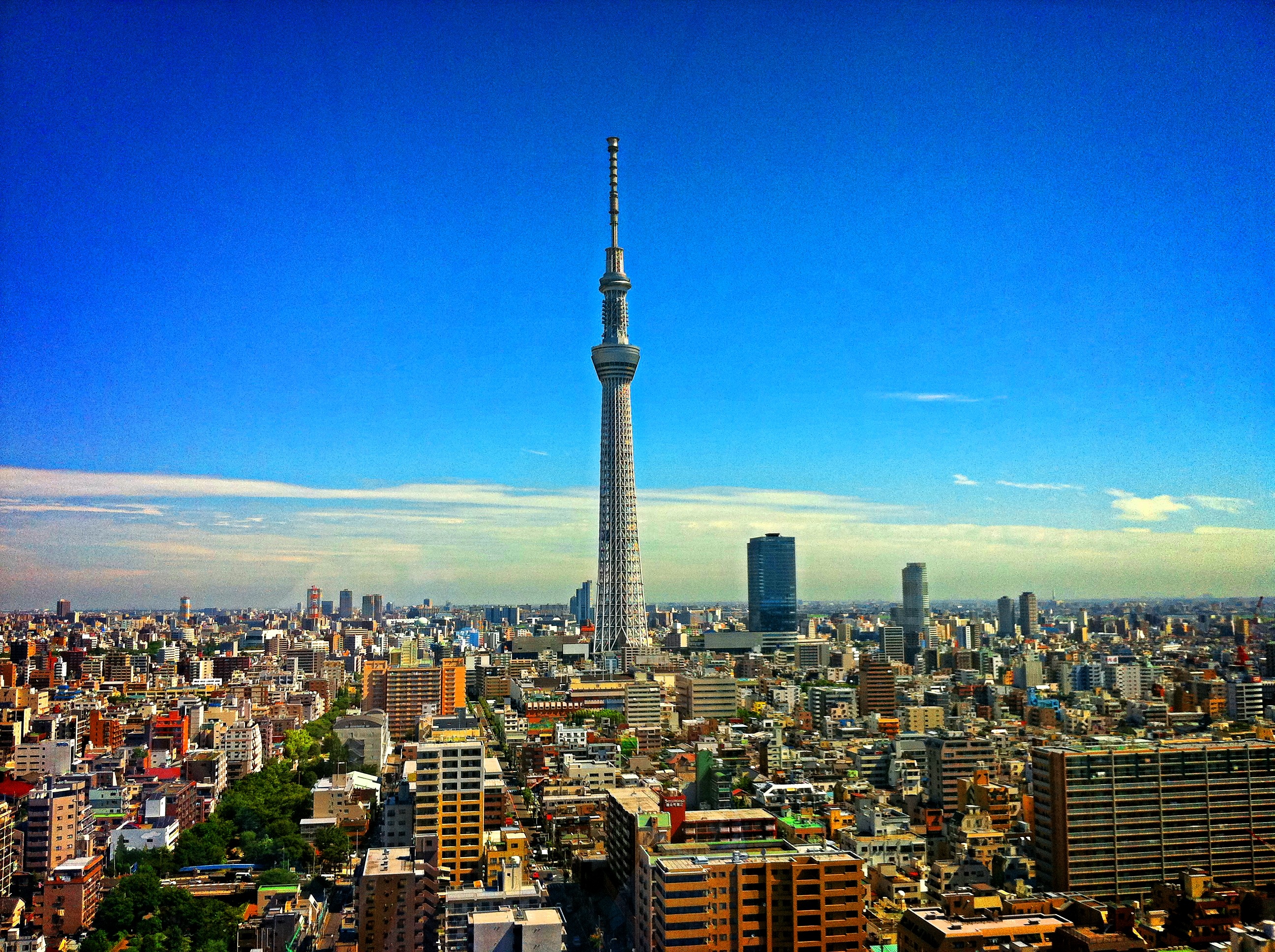 Cityview with skyree in the middle in Tokyo, Japan image - Free stock photo - Public Domain ...